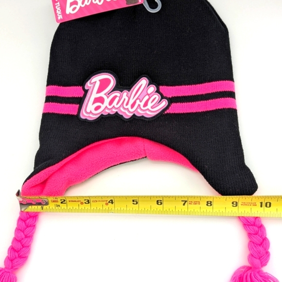 NWT Mattel Barbie Kids Winter Hat/Chook/Tuque With Fleece Lining - Picture 13 of 14